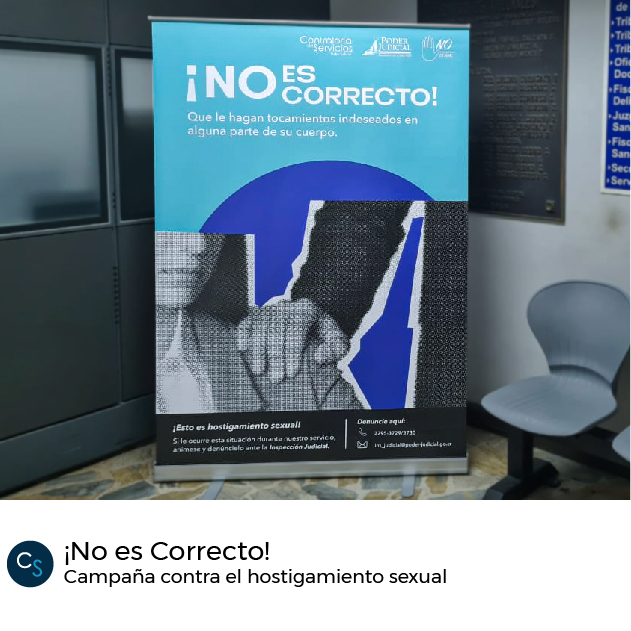 ¡No es correcto! | Campaña contra el hostigamiento sexual