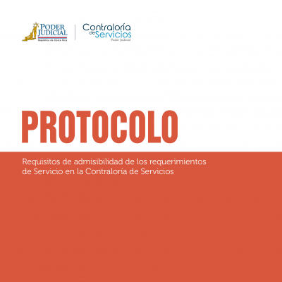 Protocolo Requisitos de admisibilidad en la Contraloría de Servicios