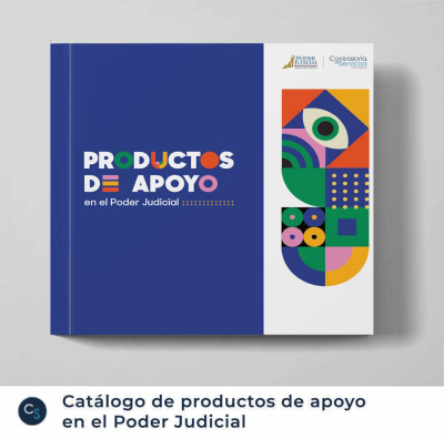 Catálogo de productos de apoyo en el Poder Judicial